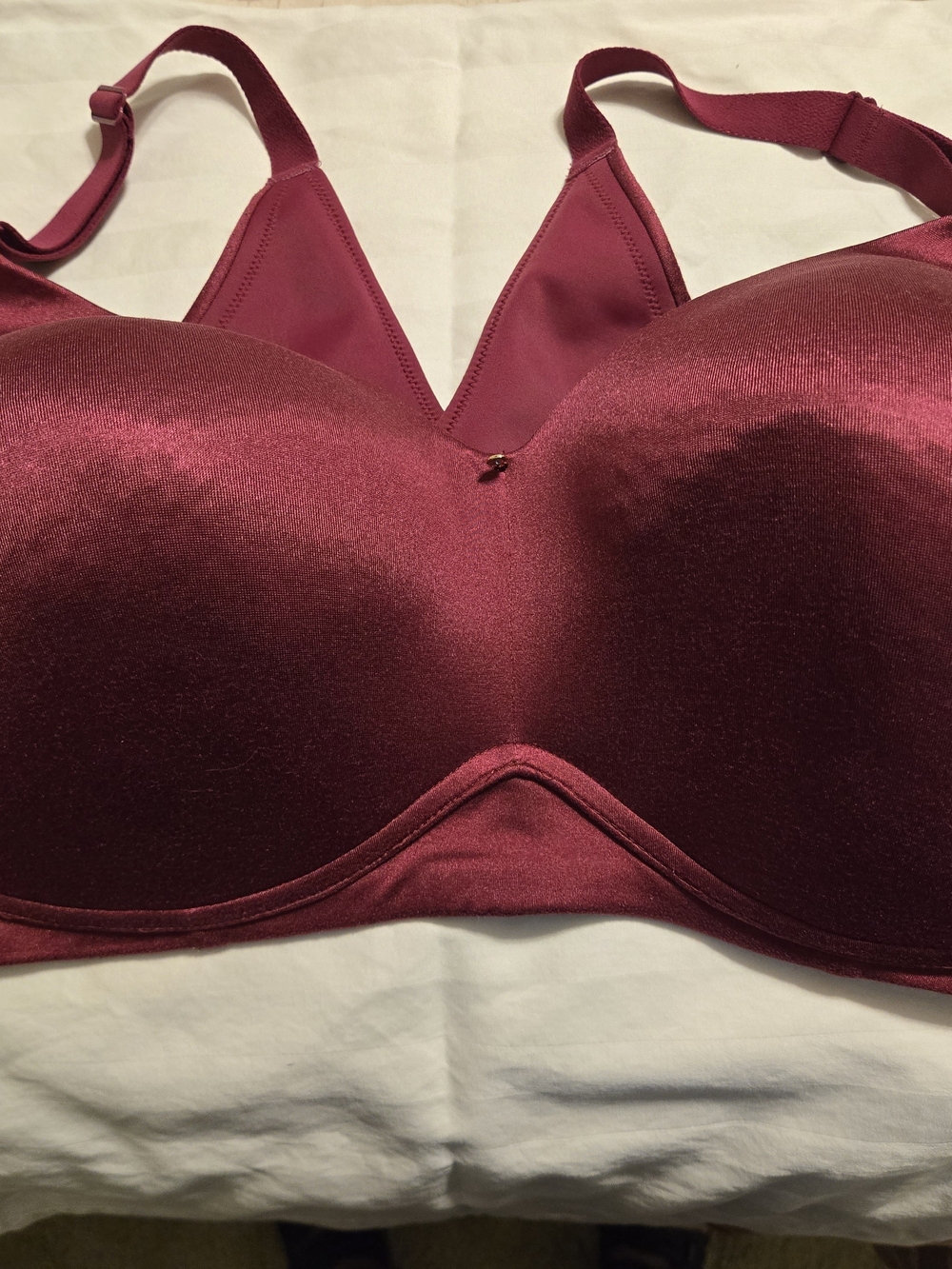 Cacique Lightly Lined Full Coverage Purple No Wire Bra Size 44DD